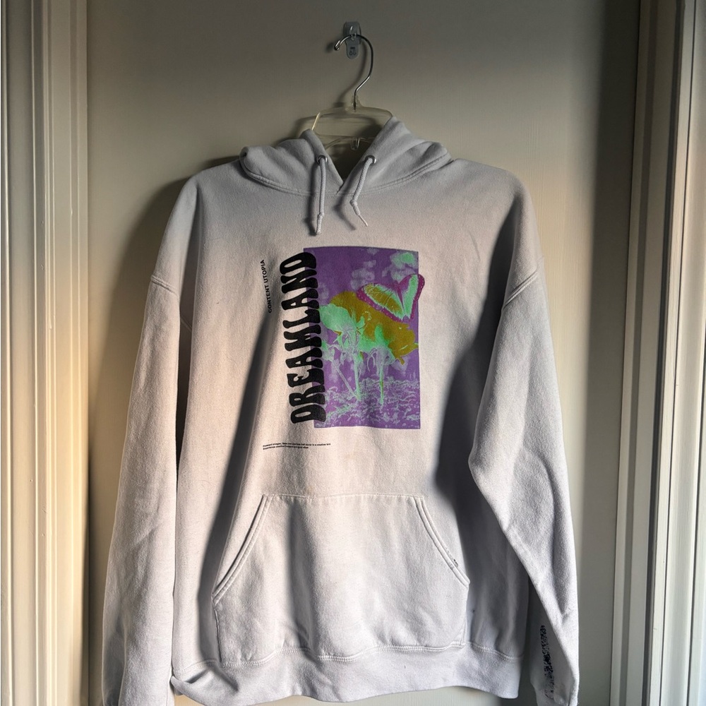 Graphic Hoodie - White